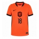 Billige Fotballdrakt Nederland Donyell Malen #18 Replika Hjemmedrakt Dame VM 2026 Kortermet Billige Fotballdrakt Nederland Donyell Malen #18 Replika Hjemmedrakt Dame VM 2026 Kortermet